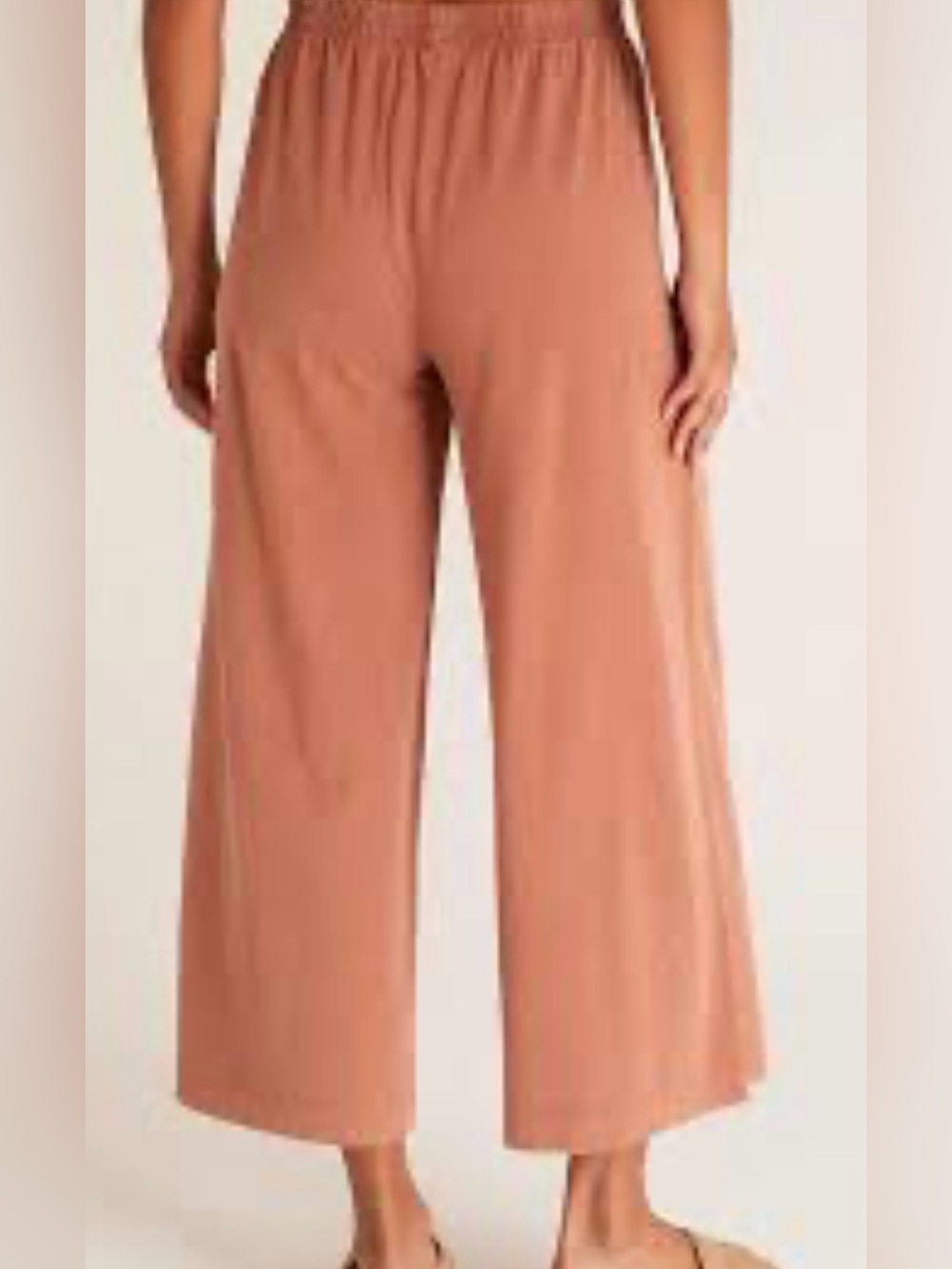 Z Supply|Wide-Leg Lounge Pants in Dusty Rose Tan,Size small•••Boho Beachy style